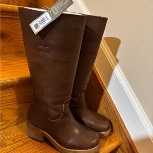 Dingo Dark Brown Over the Knee Boots